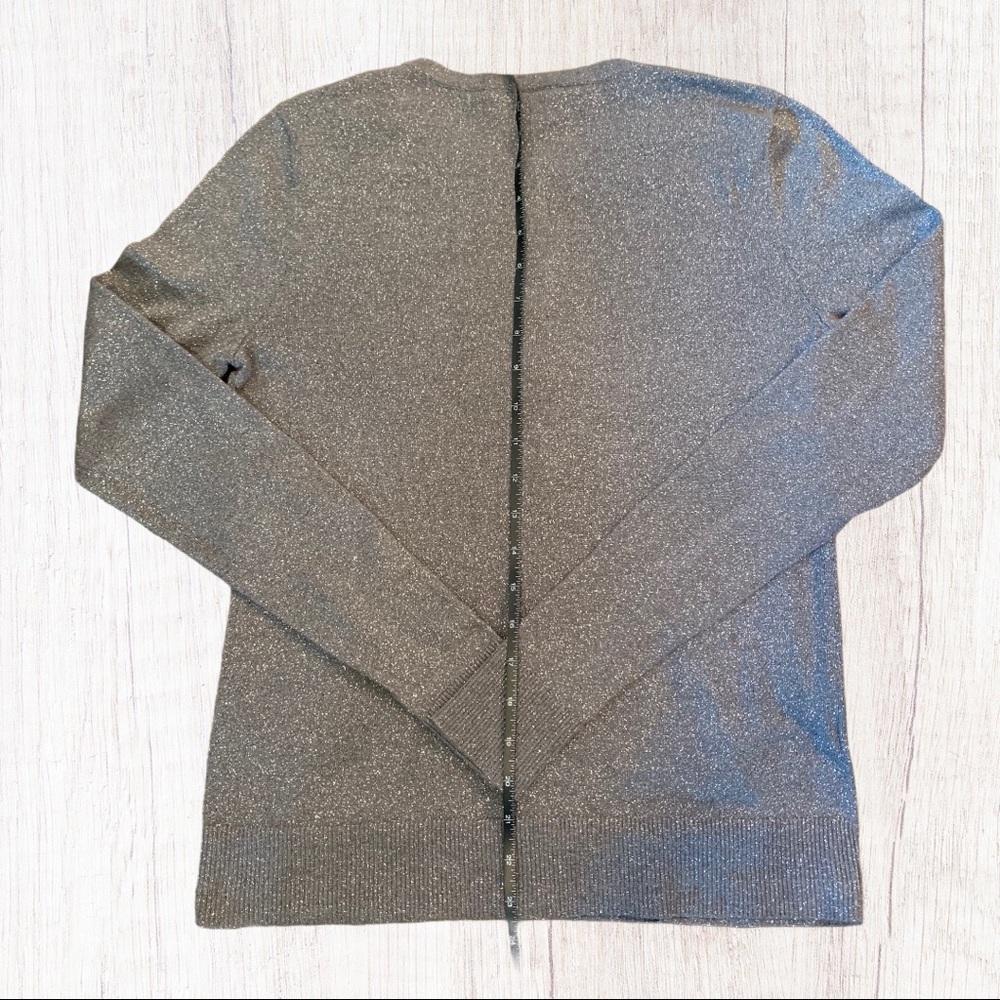 Ann Taylor LOFT Silver & Gray Button Up Cardigan - Picture 8 of 8